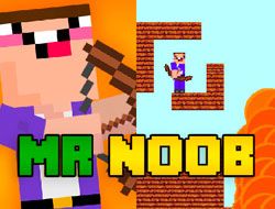 Minecraft: Mr. Noob Fighter - Play UNBLOCKED Minecraft: Mr. Noob Fighter on DooDooLove