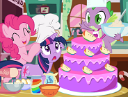 My Little Pony Cooking Cake