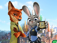 Nick and Judy Searching for Clues