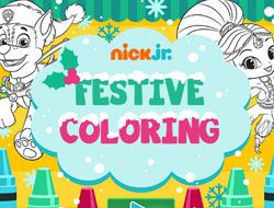 Nick Jr Festive Coloring