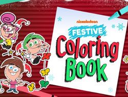 Nickelodeon: Festive Coloring Book