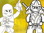 Ninjago Coloring Page