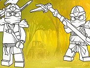 Ninjago Coloring Page 2