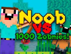 Noob Vs 1000 Zombies!