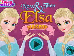 Now and Then: Elsa Makeup