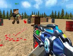 Paintball Minecraft Shooting