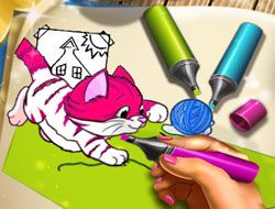 Pets Coloring Book