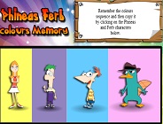 Phineas and Ferb Colors Memory