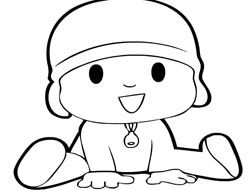 Pocoyo coloring picture