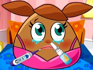 Pou Girl Flu Care