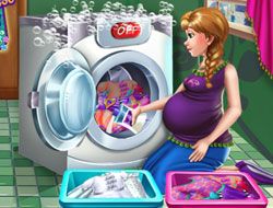 Pregnant Princess Laundry Day