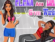 Princess Elena And Moana Gym Workout