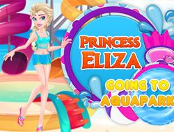 Princess Eliza Going To Aquapark