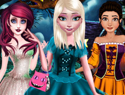 Jogo Disney Princess Halloween Party no Jogos 360