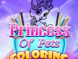 Princess Of Pets Coloring