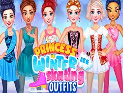 Princess Winter Ice Skating Outfits