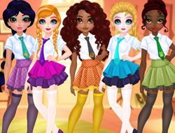 Princesses BFF Rush to School
