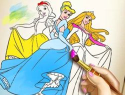 Princesses Coloring Book