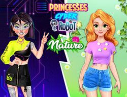 Princesses Cyber Robot vs Nature