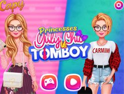 Jogos de Meninas - Jogar Fashion Battle Girly Vs Tomboy, jogo de