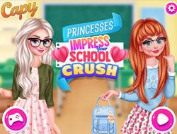 Princesses Impress Your School Crush