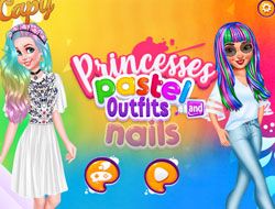 Princesses Pastel Outfits And Nails