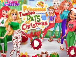 Princesses' Twelve Days of Christmas