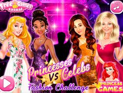 Princesses Vs Celebs Fashion Challenge