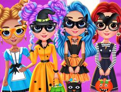 Rainbow Girls Halloween Salon