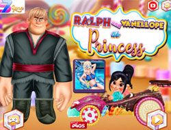 Ralph And Vanellope As Princess