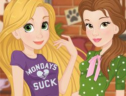 Rapunzel And Belle Shopping - Jogos na Internet