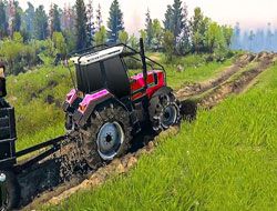 Real Chain Tractor Towing Train Simulator