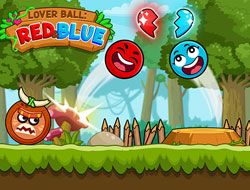 Red and Blue Ball Cupid Love