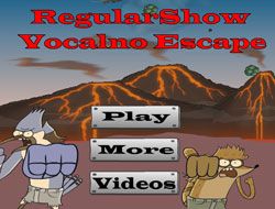 Regular Show Volcano Escape