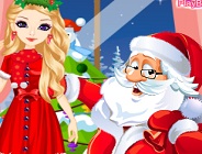 Santa's Daughter Home Alone