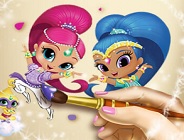 Shimmer and Shine Coloring Book