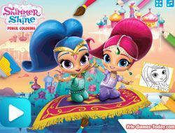 Online Games, Shimmer and Shine Memory Game