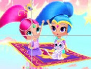 Shimmer and Shine Sliding Puzzle