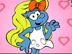 Smurfette Dress Up