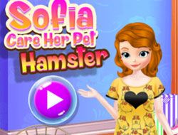 Sofia Care Her Pet Hamster