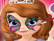 Sofia the First Face Painting