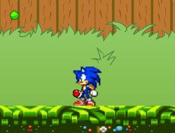 Sonic in Garden