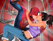 Spider-Man Kissing