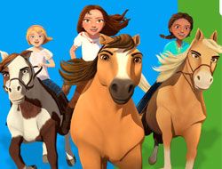 Spirit Riding Free Animated Coloring Book