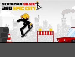 Stickman Skate 360 Epic City