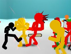 Stickman Street Fighting 3D