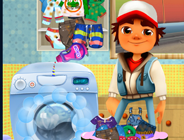 Subway Surfers Washing Clothes