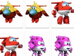 Super Wings Memory