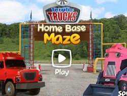 Terrific Trucks Home Base Maze