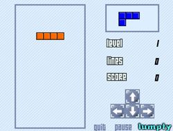 lumpty tetris game